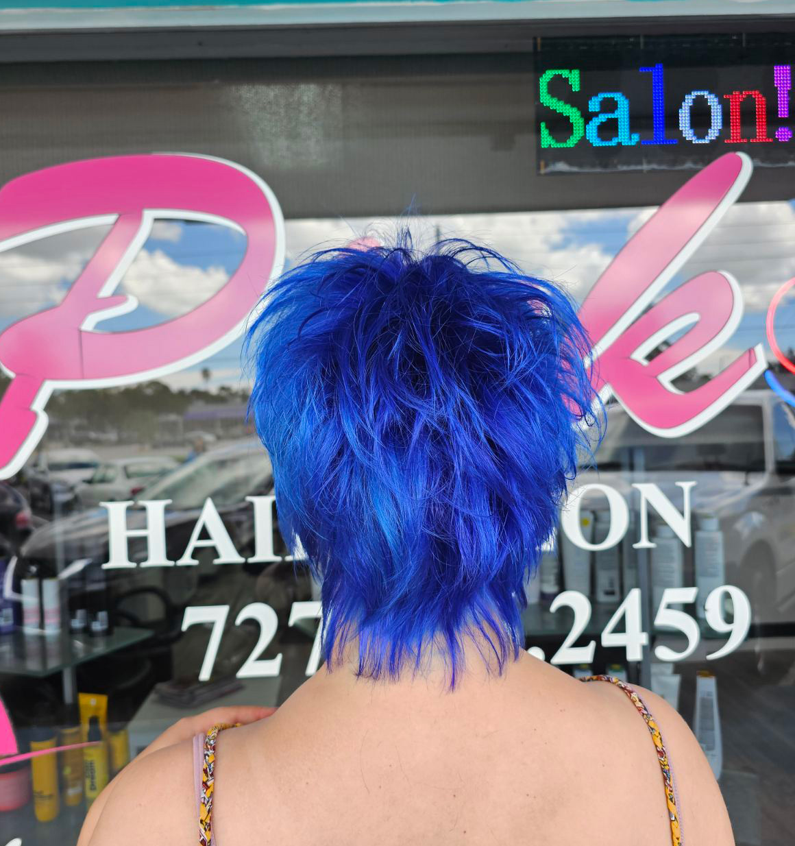 Hair treatment and color results - expert styling Pink Hair Salon Florida